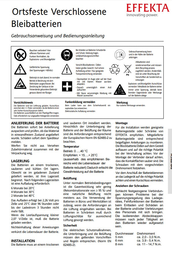 Effekta Blei-Vlies BT 6-3,2