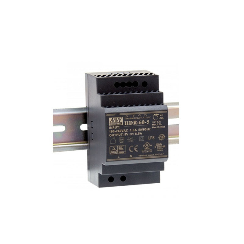 MEAN WELL  DIN-Schiene-Schaltnetzteil HDR-60-15 15VDC/4A