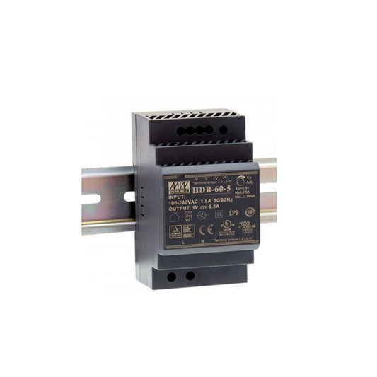 MEAN WELL  DIN-Schiene-Schaltnetzteil HDR-60-15 15VDC/4A